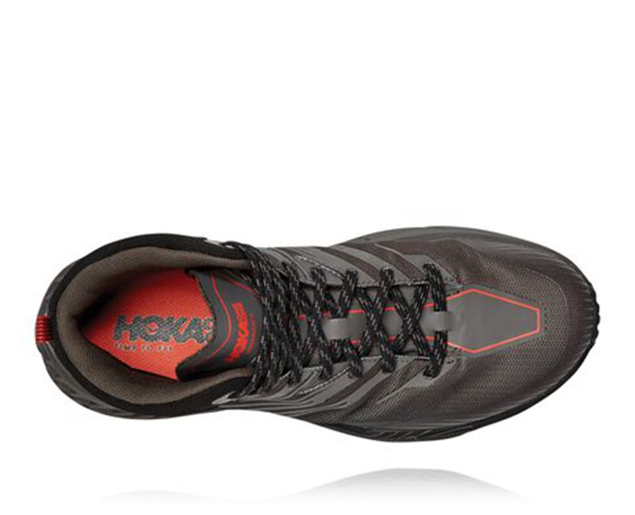 Hoka One One Trailsko Herre - Speedgoat Mid Gore-Tex 2 - Sort - 129376UIL